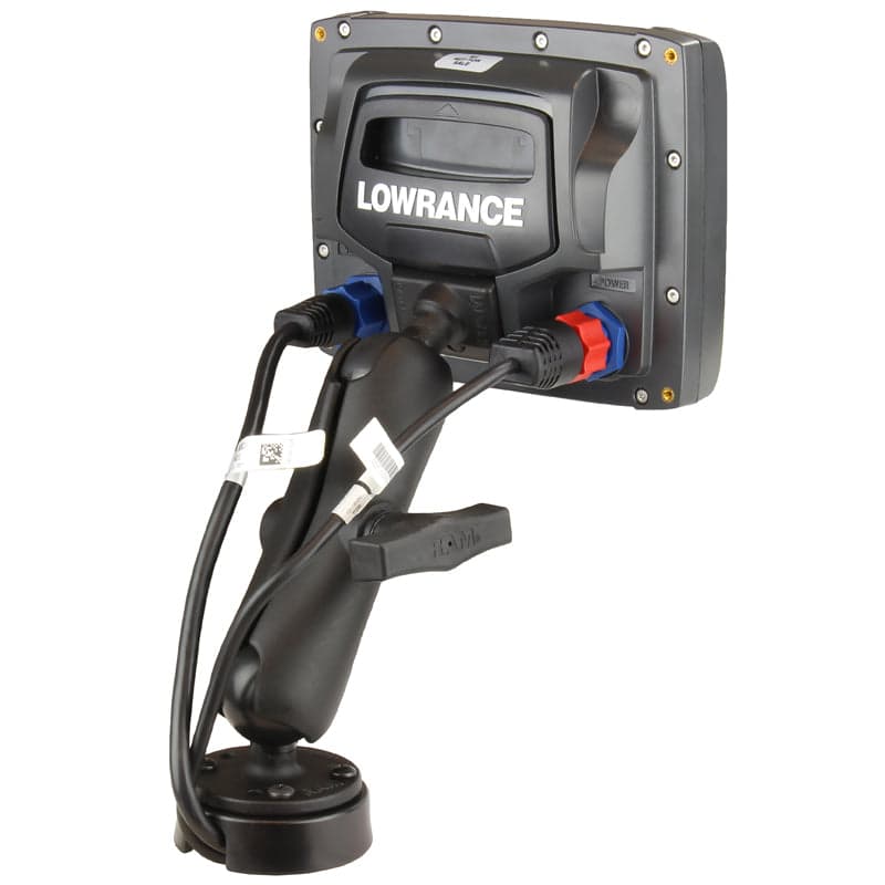 RAM® Cable Manager with AMPS Hole Pattern for Electronic Mounts