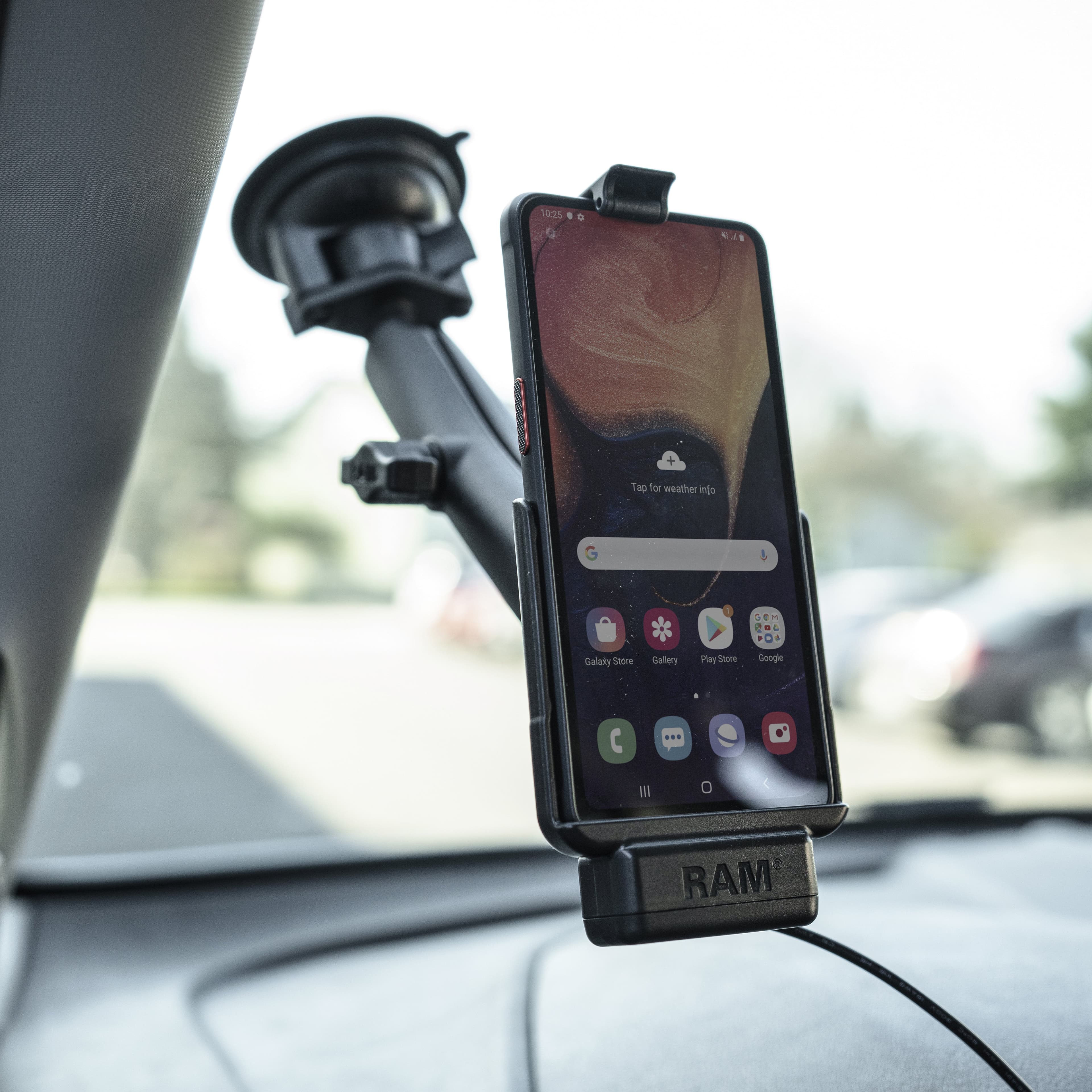 RAM® Twist-Lock™ Composite Suction Cup Base with Ball