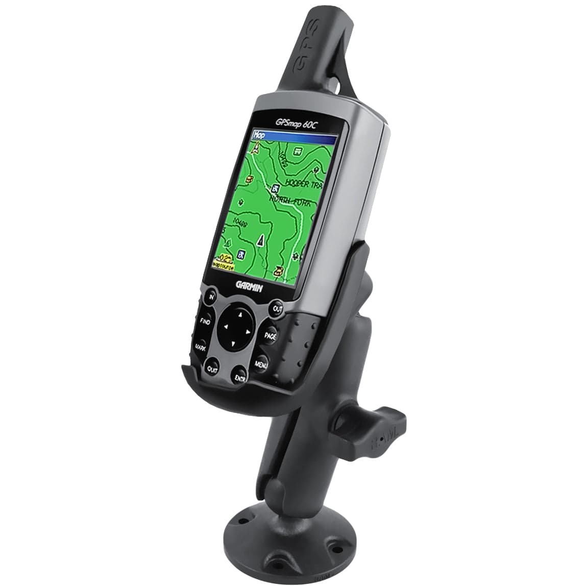 RAM® Composite Drill-Down Mount for Garmin GPSMAP 60 Series + More