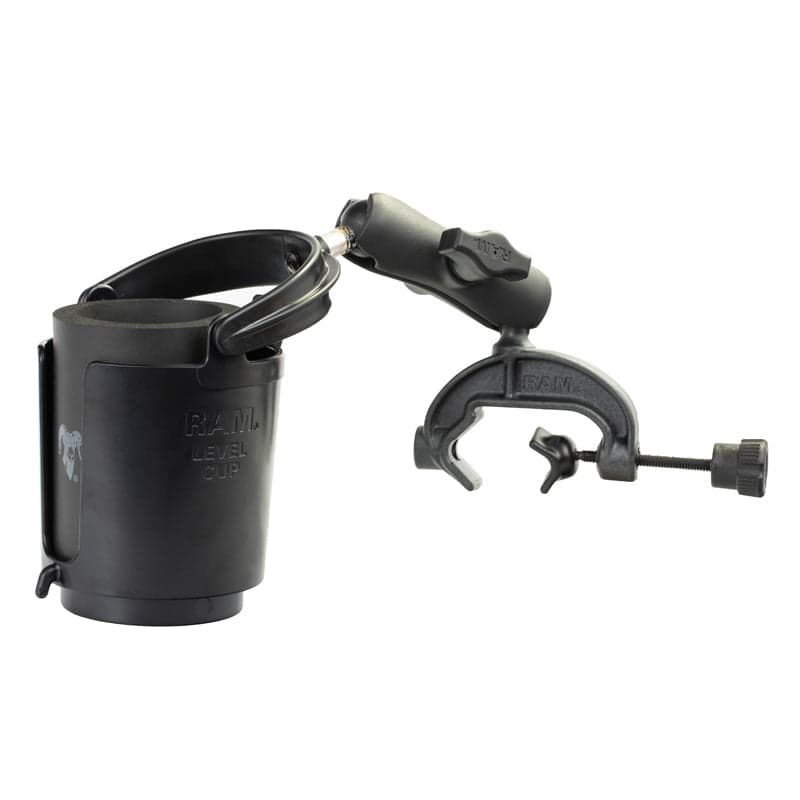 RAM® Level Cup™ 16oz (454 g) Drink Holder with Composite Yoke Clamp Base