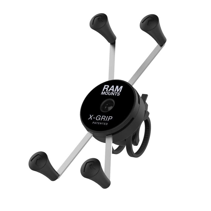 RAM® X-Grip® Large Phone Mount with Low-Profile Zip Tie Handlebar Base