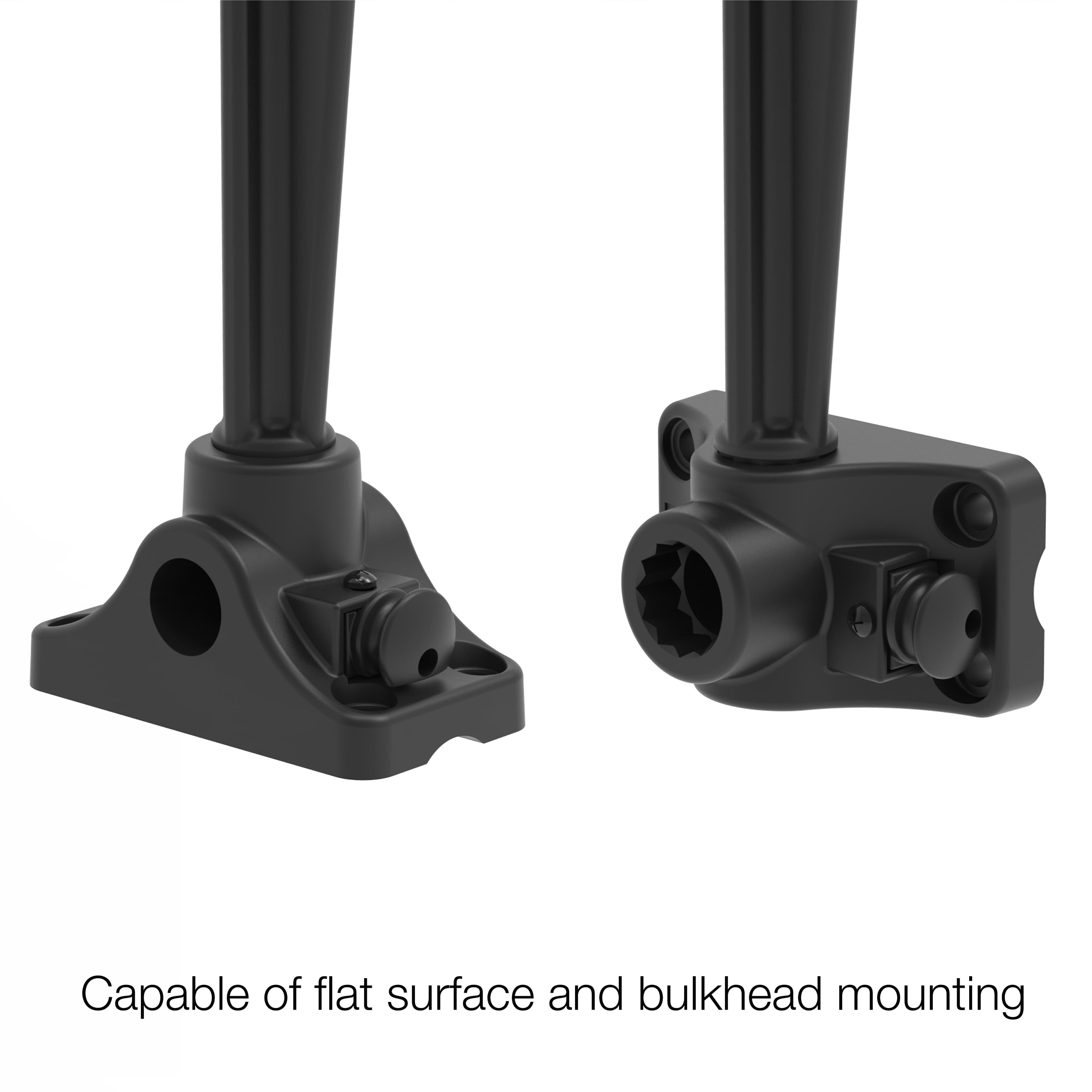 RAM ROD® HD Fishing Rod Holder with Bulkhead/Flat Surface Base