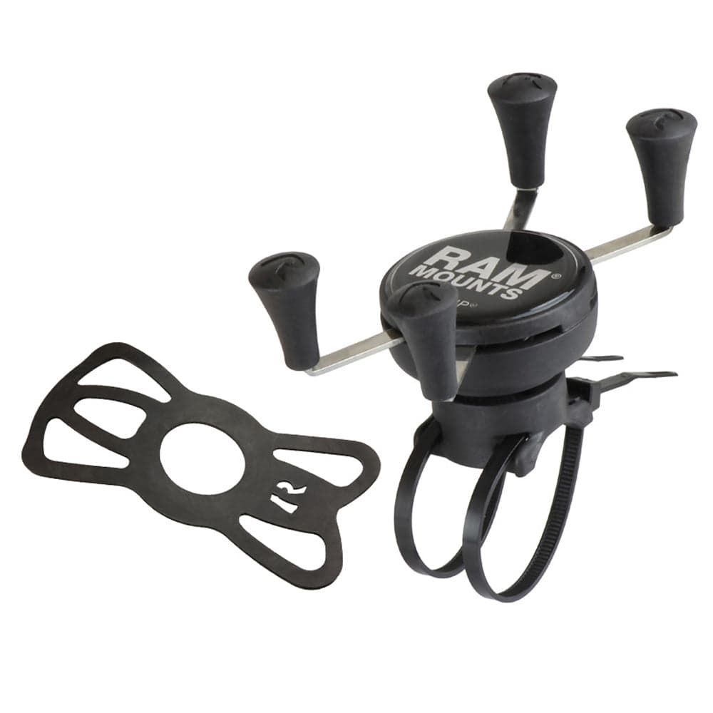 RAM® X-Grip® Phone Mount with RAM® EZ-On/Off™ Bicycle Base