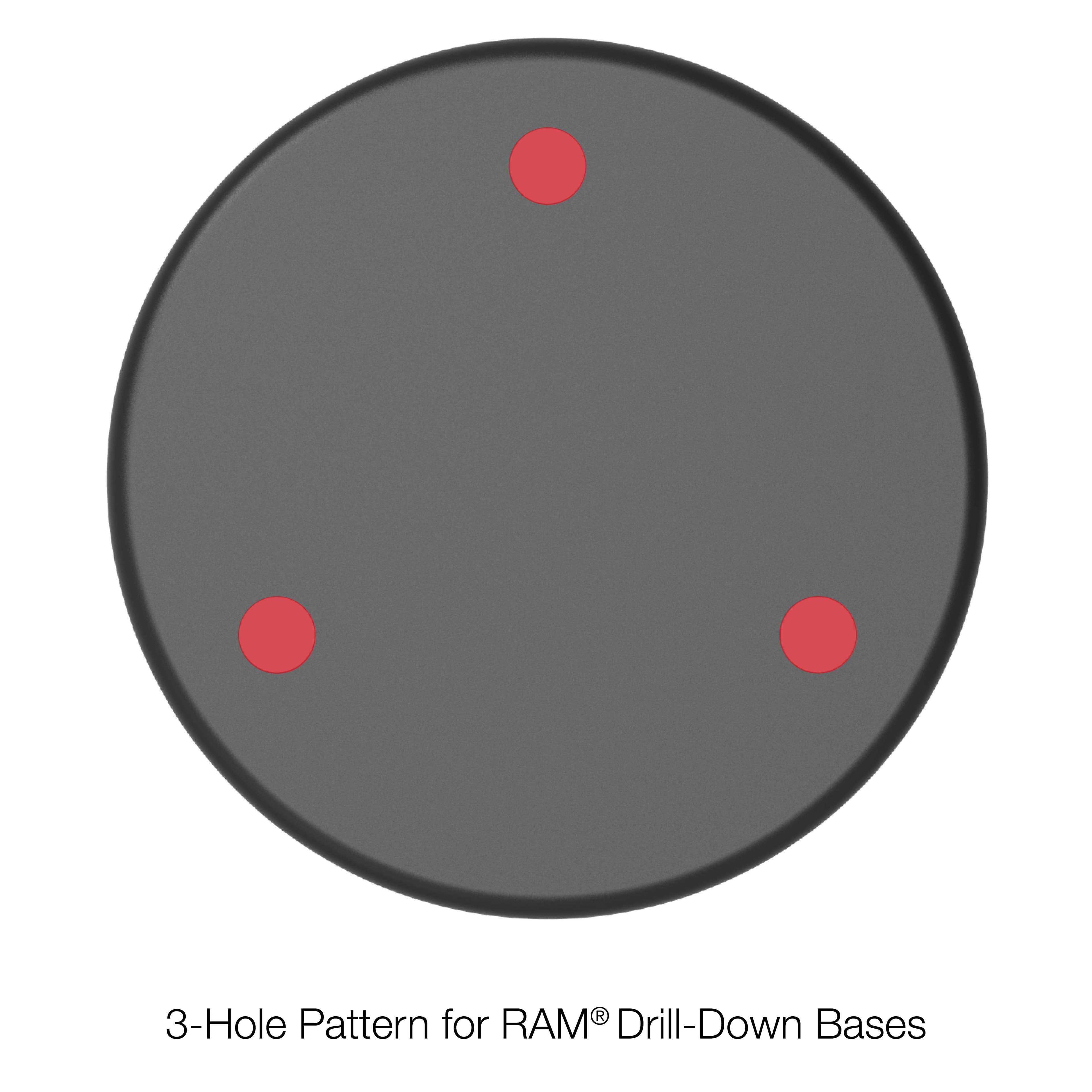 RAM® Cable Manager for Large Electronic Mounts