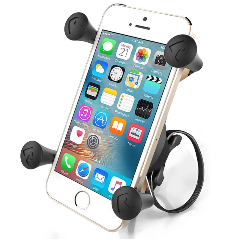 RAM® X-Grip® Phone Mount with RAM® EZ-On/Off™ Bicycle Base