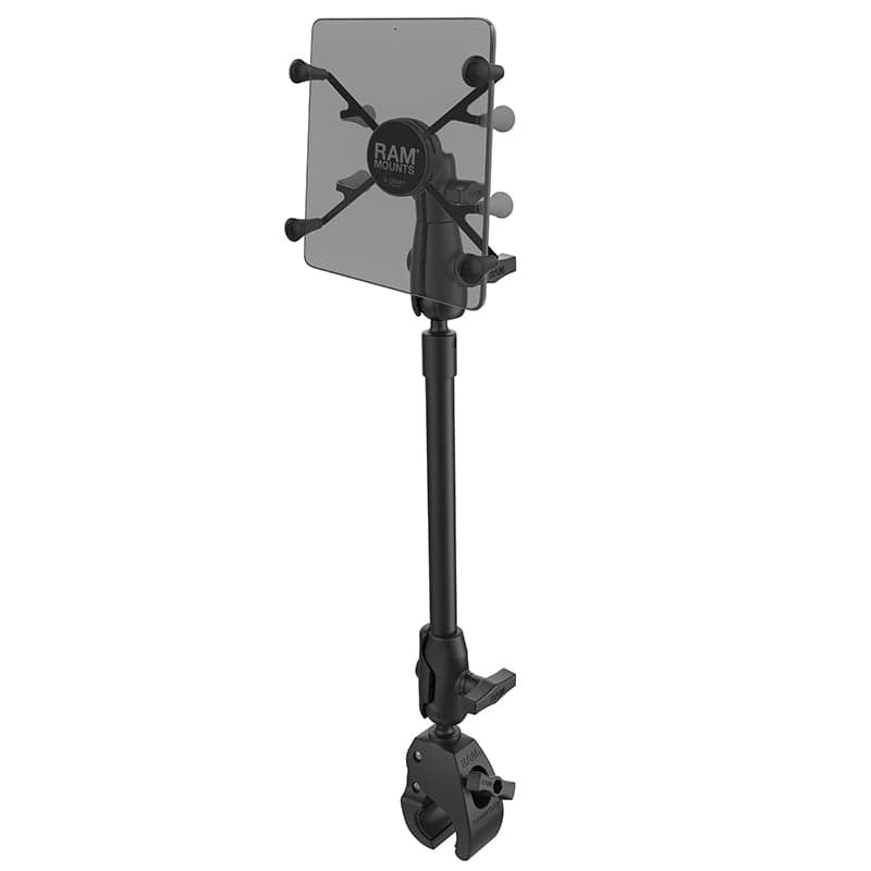RAM® X-Grip® with RAM® Tough-Claw™ 9" (22.9 cm) Pipe Mount for 7" (17.8 cm)-8" (20.3 cm) Tablets