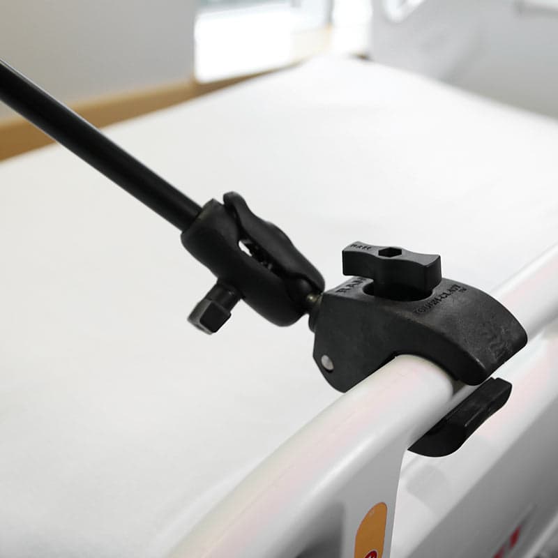 RAM® Tough-Claw™ 9" (22.9 cm) Pipe Mount with Round Plate Adapter