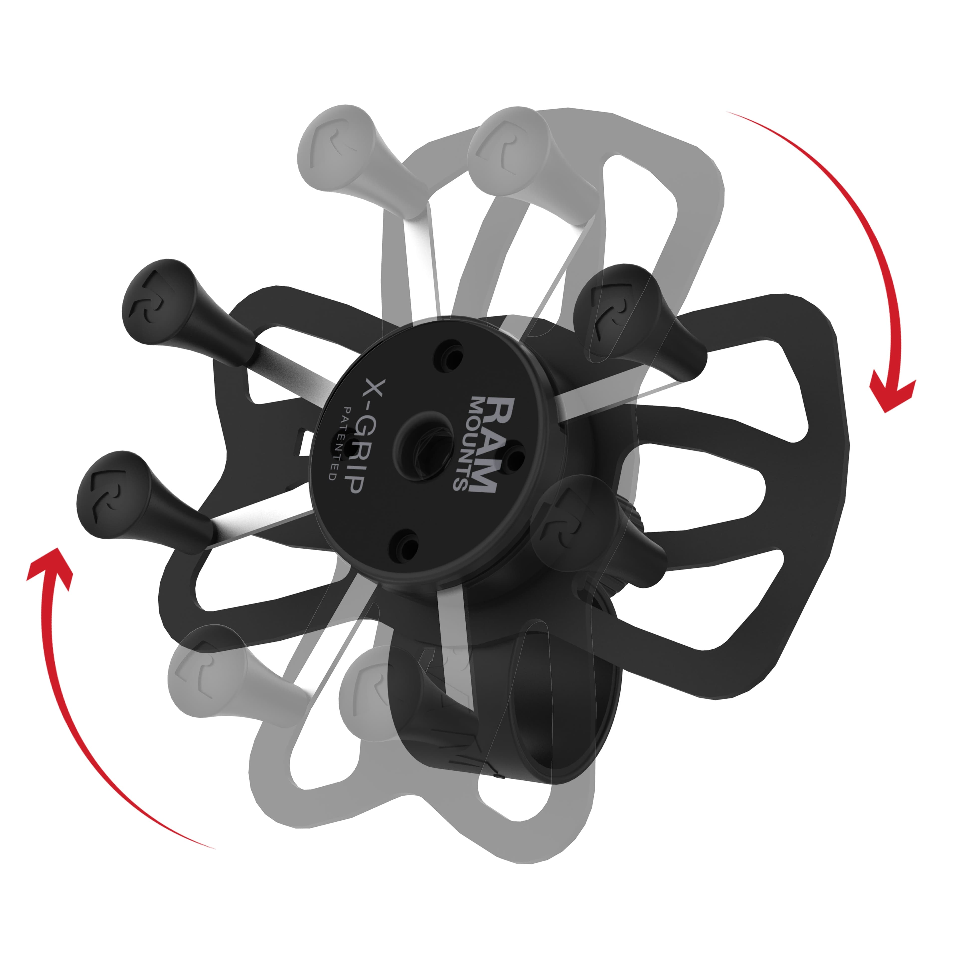 RAM® X-Grip® Phone Mount with RAM® Tough-Strap™ Handlebar Base
