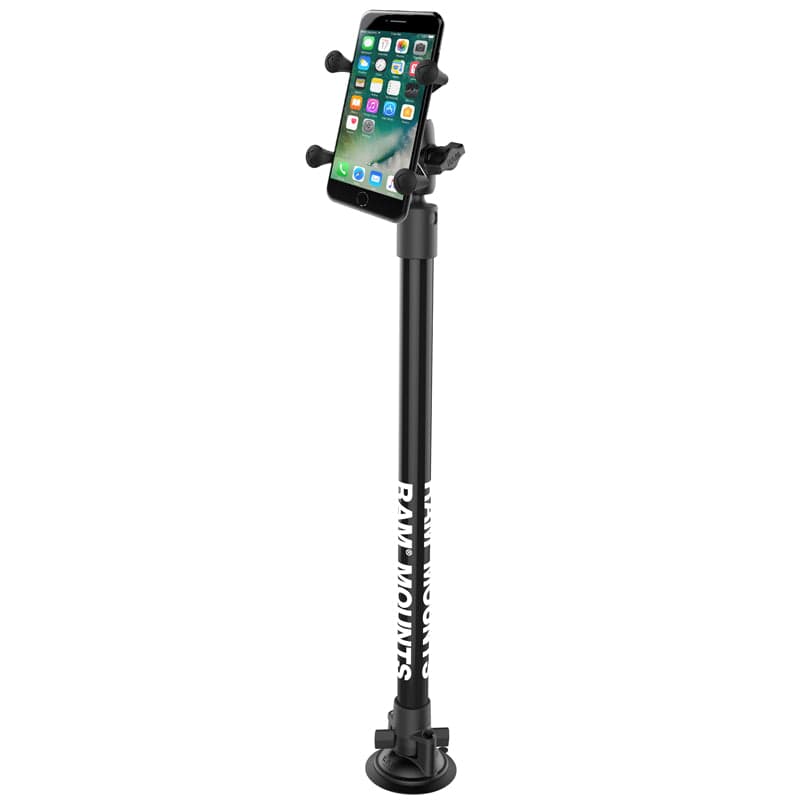 RAM® X-Grip® Phone Mount with RAM® Twist-Lock™ Suction Base & 18" (45.7 cm) Pole