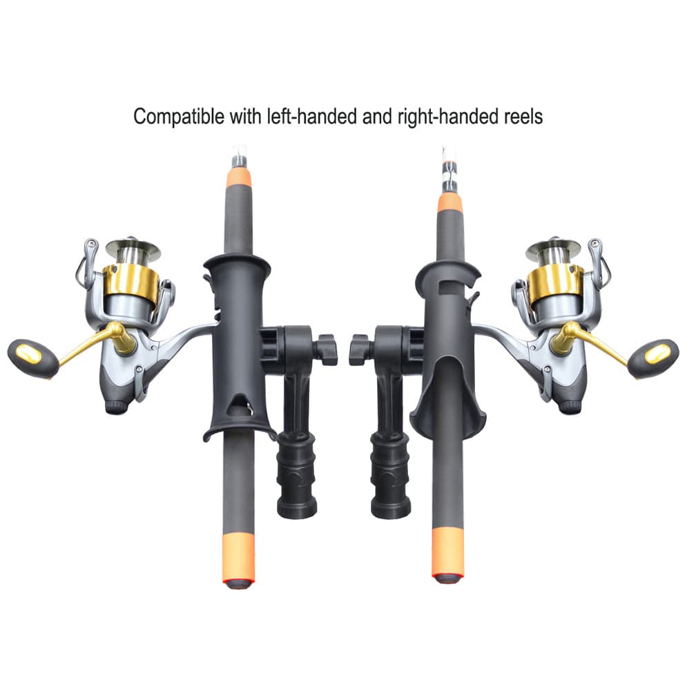 RAM® Tube Jr.™ Rod Holder with RAM® Adapt-A-Post™ Track Base - 4" (10.2 cm) Post