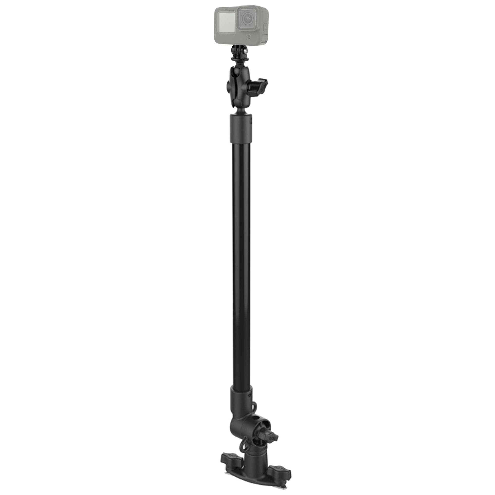 RAM® Tough-Pole™ 24" (61 cm) Action Camera Mount with Single Pipe & Track Base