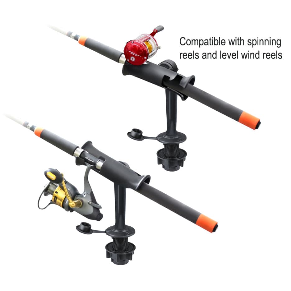 RAM® Tube Jr. ™ Rod Holder with Round Flush Base