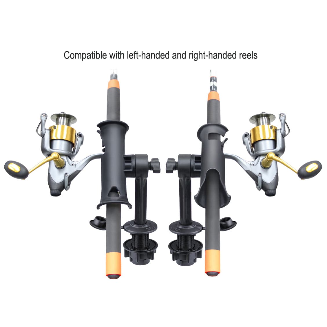 RAM® Tube Jr. ™ Rod Holder with Round Flush Base