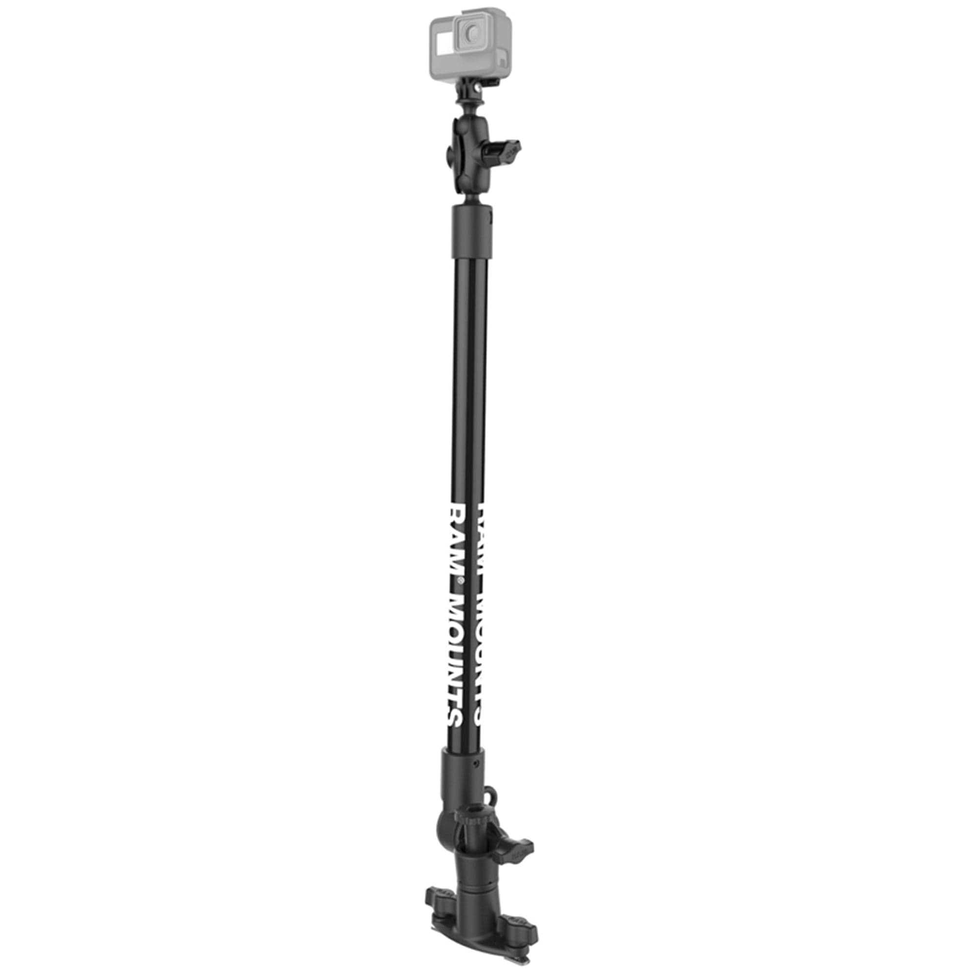 RAM® Tough-Pole™ 24" (61 cm) Camera Mount with Single Pipe & Dual Track Base