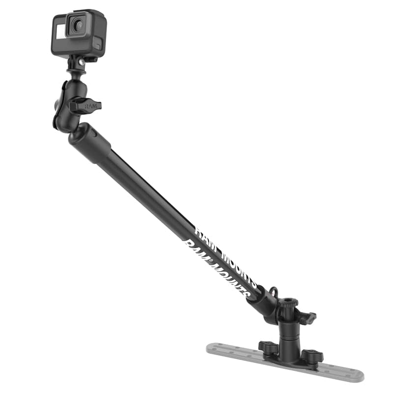 RAM® Tough-Pole™ 24" (61 cm) Camera Mount with Single Pipe & Dual Track Base