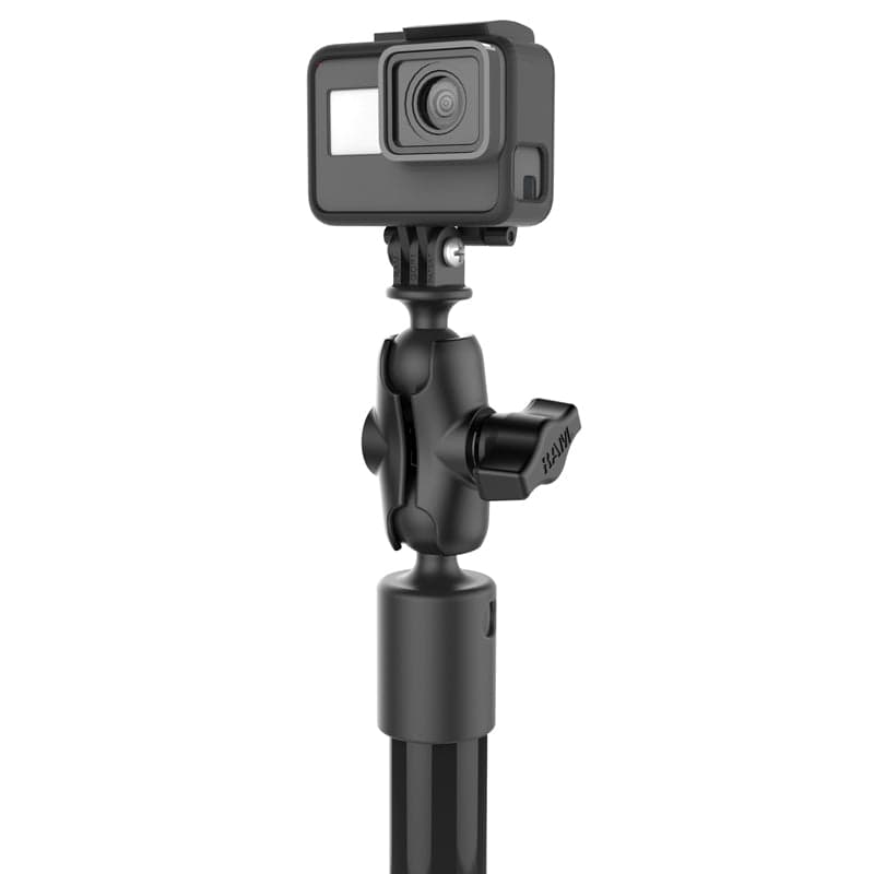 RAM® Tough-Pole™ 24" (61 cm) Camera Mount with Single Pipe & Dual Track Base