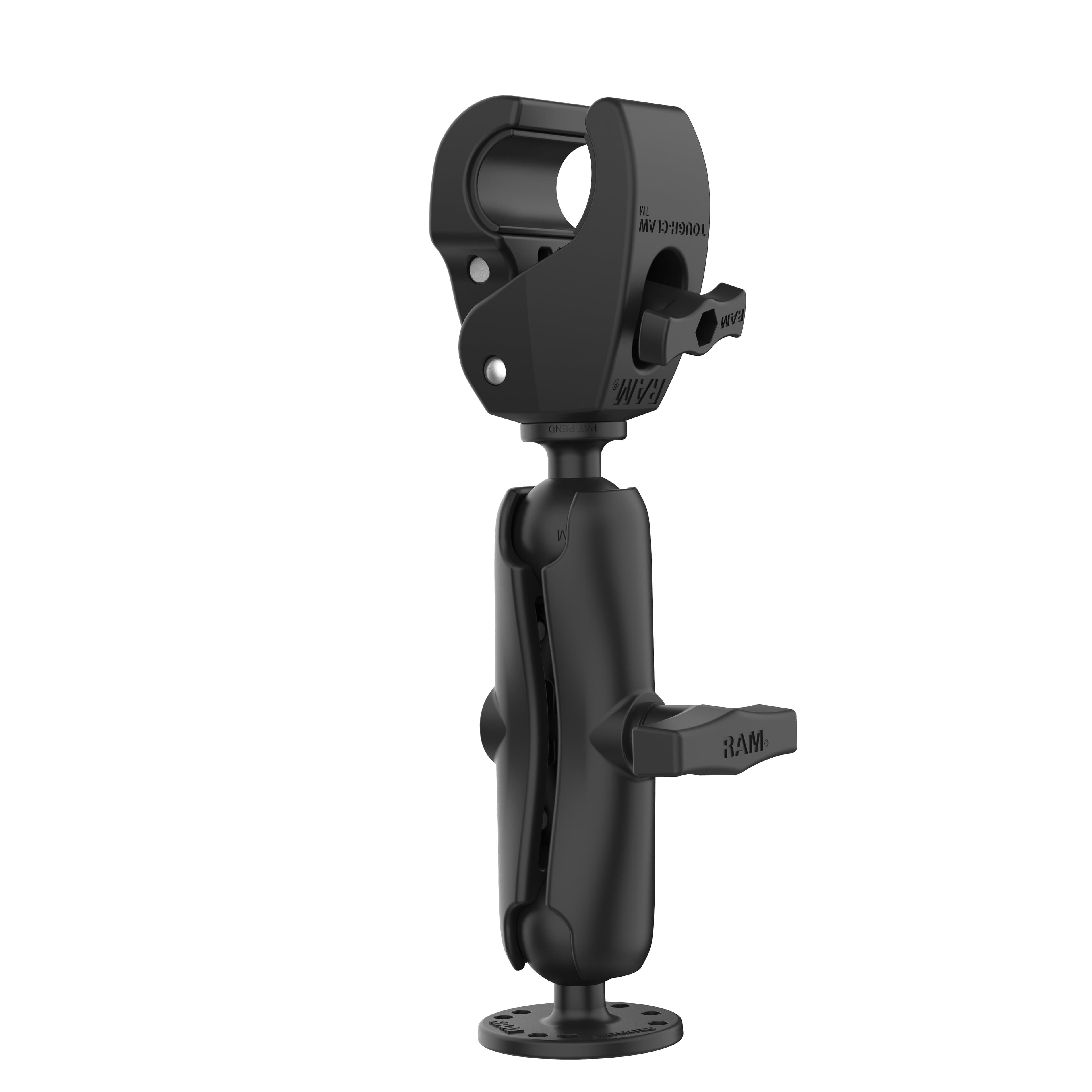 RAM® Trolling Motor Stabilizer - Tough-Claw™ 1” (25.4 mm) - 1.6” (40.6 mm) Medium Arm