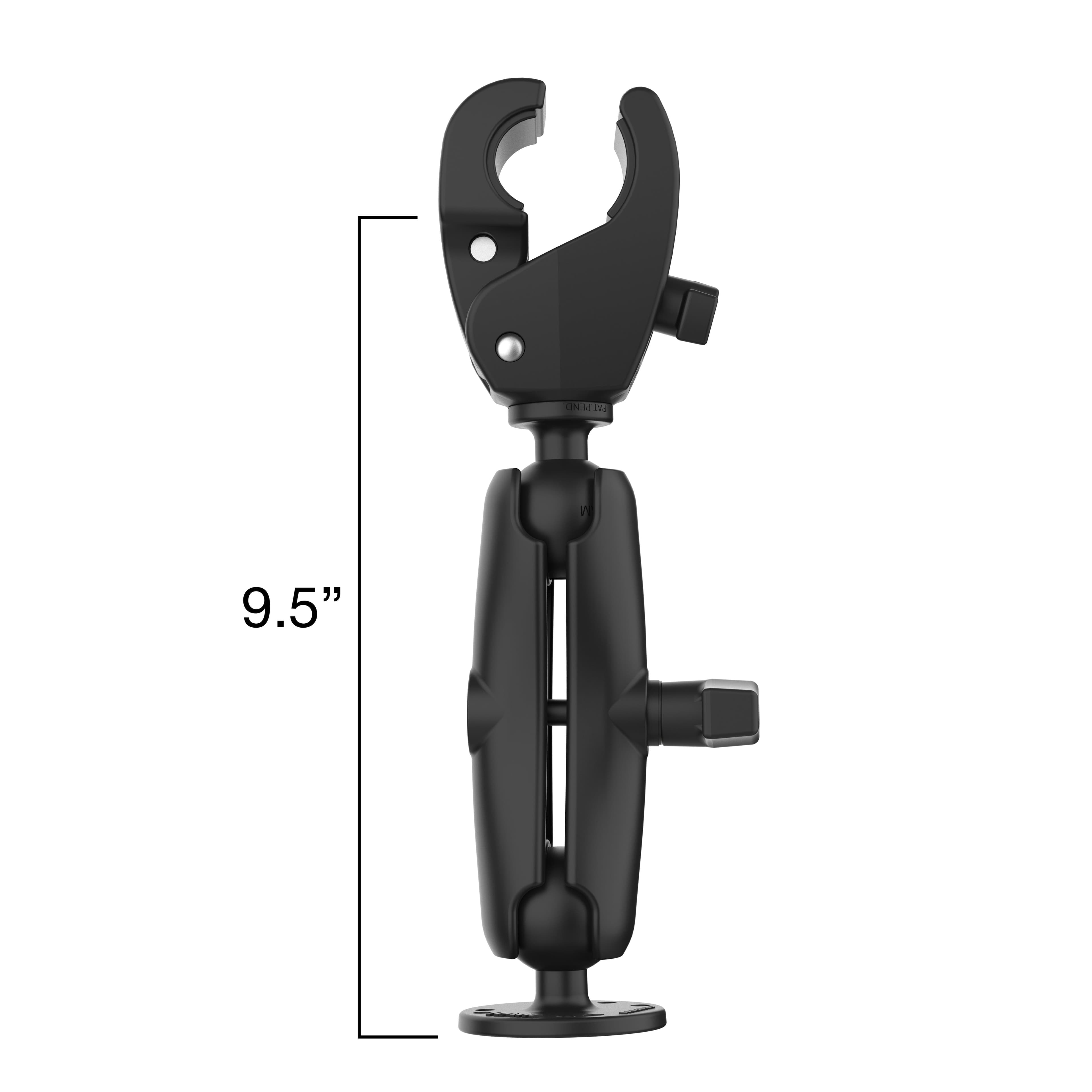 RAM® Trolling Motor Stabilizer - Tough-Claw™ 1” (25.4 mm) - 1.6” (40.6 mm) Medium Arm