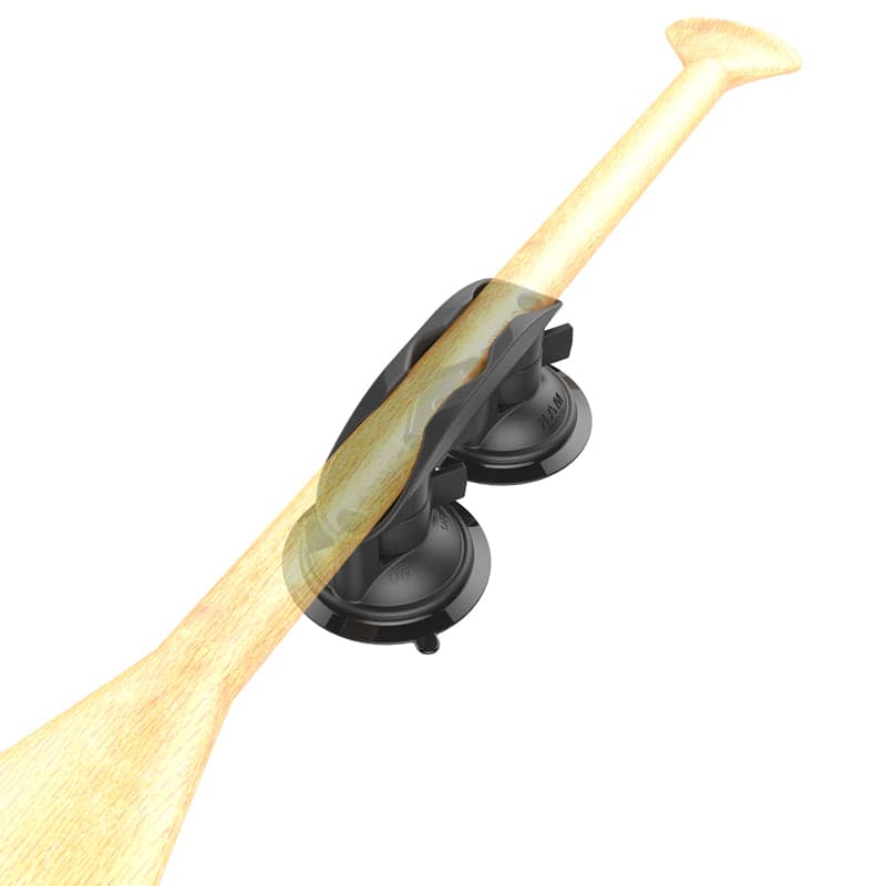 RAM® Tough-Clip™ Paddle Cradle with Double RAM® Twist-Lock™ Suction Cup