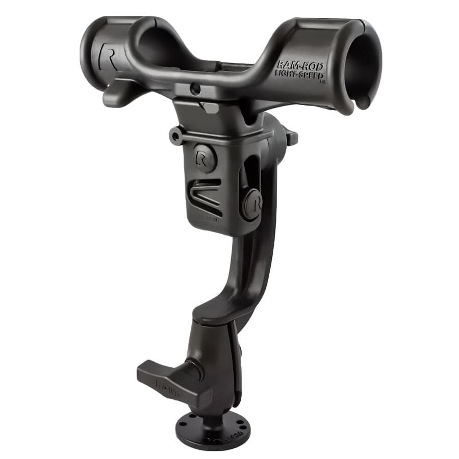 RAM® Light-Speed™ Fishing Rod Holder with Revolution Socket Arm and Base