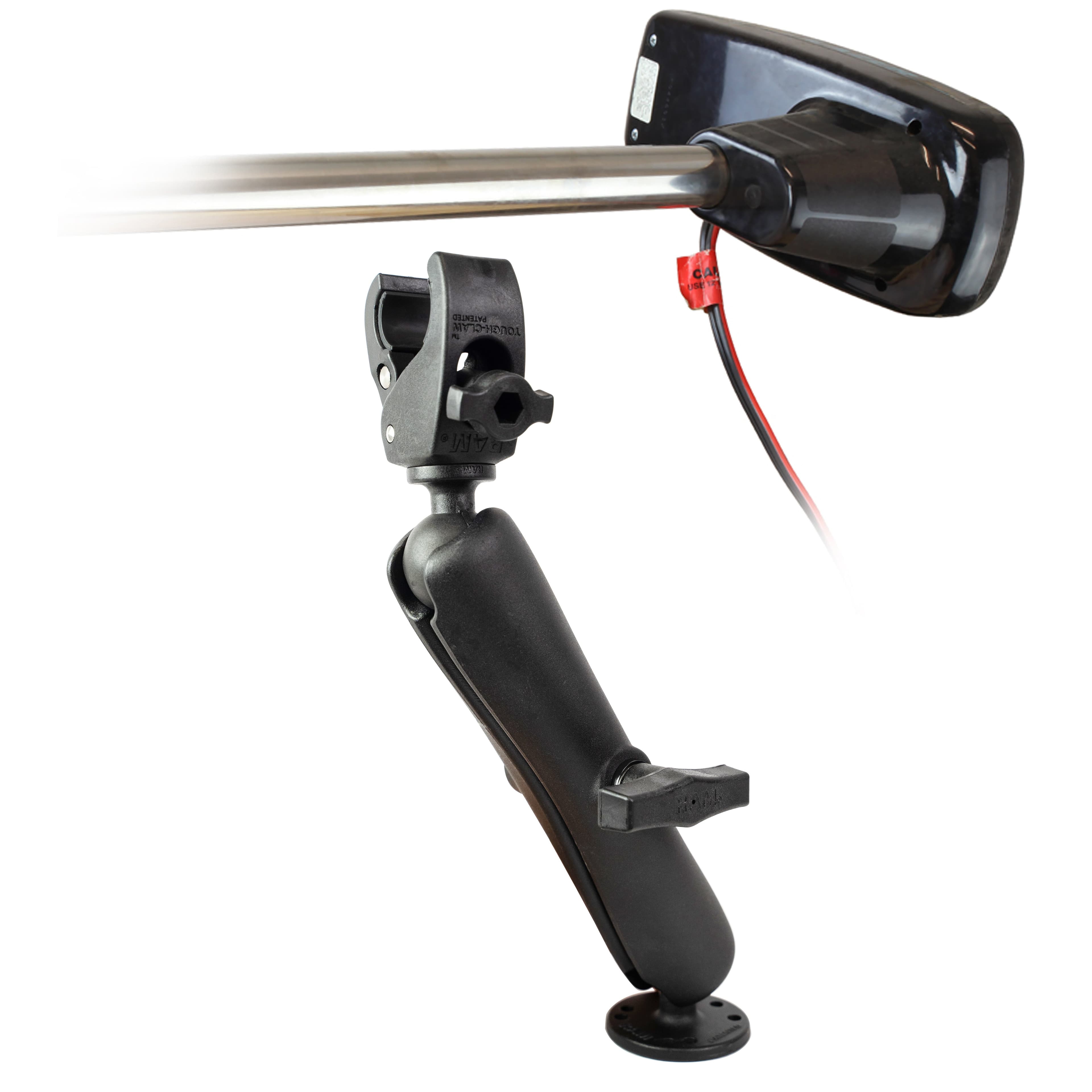 RAM® Trolling Motor Stabilizer - Tough-Claw™ .625" (15.9 mm) - 1.14" (29 mm) Long Arm