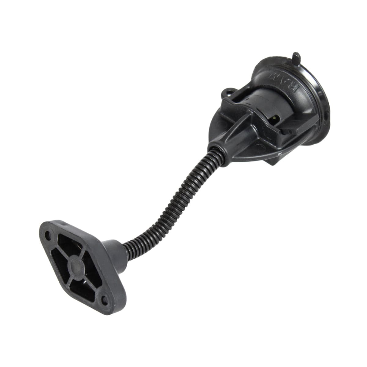 RAM® Twist-Lock™ Suction Cup with 4" (10.2 cm) RAM® Flex-Arm™ & Diamond Plate