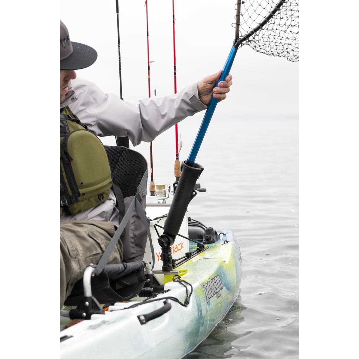 RAM® Tough-Tube™ Rod Holder with 2" (50.8 mm) Ratchet Spline Post Arm