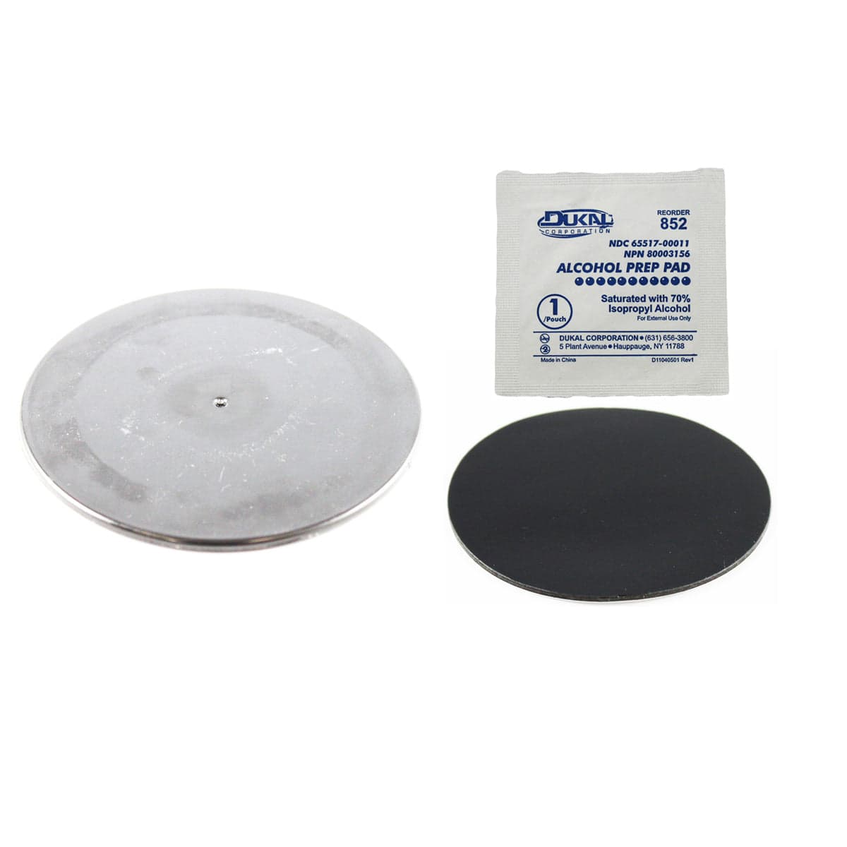 RAM® Clear 3.5" (88.9 mm) Adhesive Plate for Suction Cups