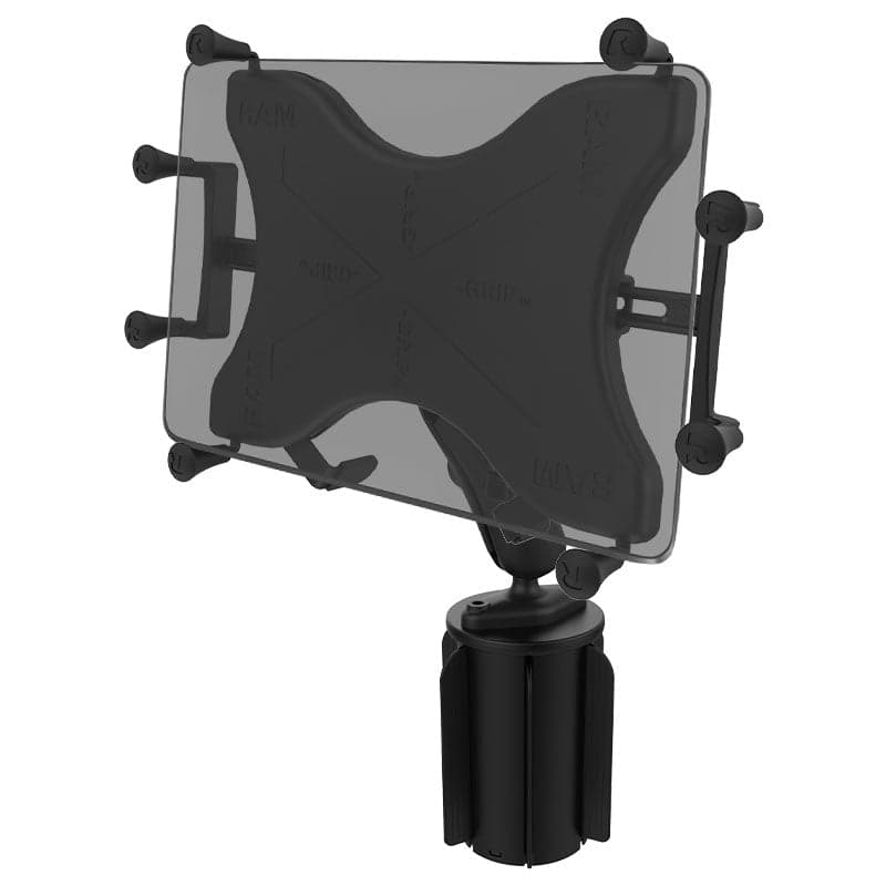 RAM® X-Grip® with RAM-A-CAN™ II Cup Holder Mount for 9"-11" (27.9 cm) Tablets