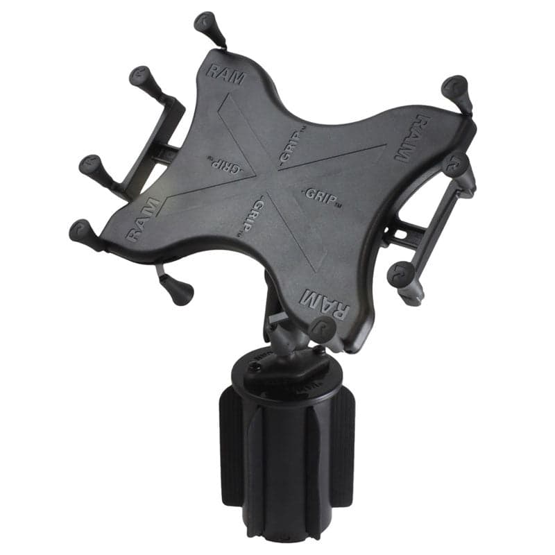 RAM® X-Grip® with RAM-A-CAN™ II Cup Holder Mount for 9"-11" (27.9 cm) Tablets
