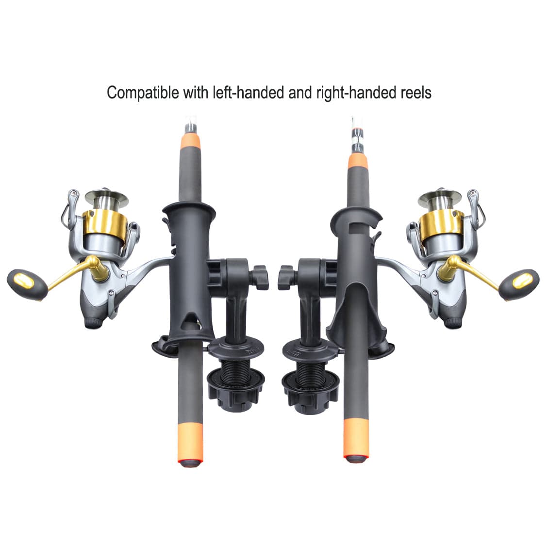 RAM® Tube Jr.™ Rod Holder with Round Flush Base