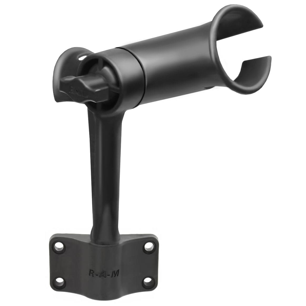 RAM® Tube Jr.™ Rod Holder with Bulkhead Base - 6" (15.2 cm) Post