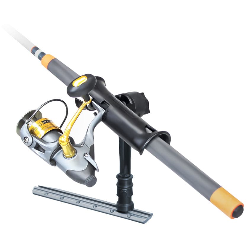 RAM® Tube Jr.™ Rod Holder with RAM® Adapt-A-Post™ Track Base - 6" (15.2 cm) Post