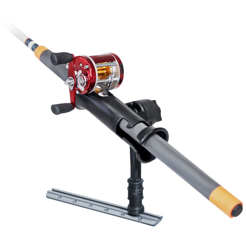 RAM® Tube Jr.™ Rod Holder with RAM® Adapt-A-Post™ Track Base - 6" (15.2 cm) Post