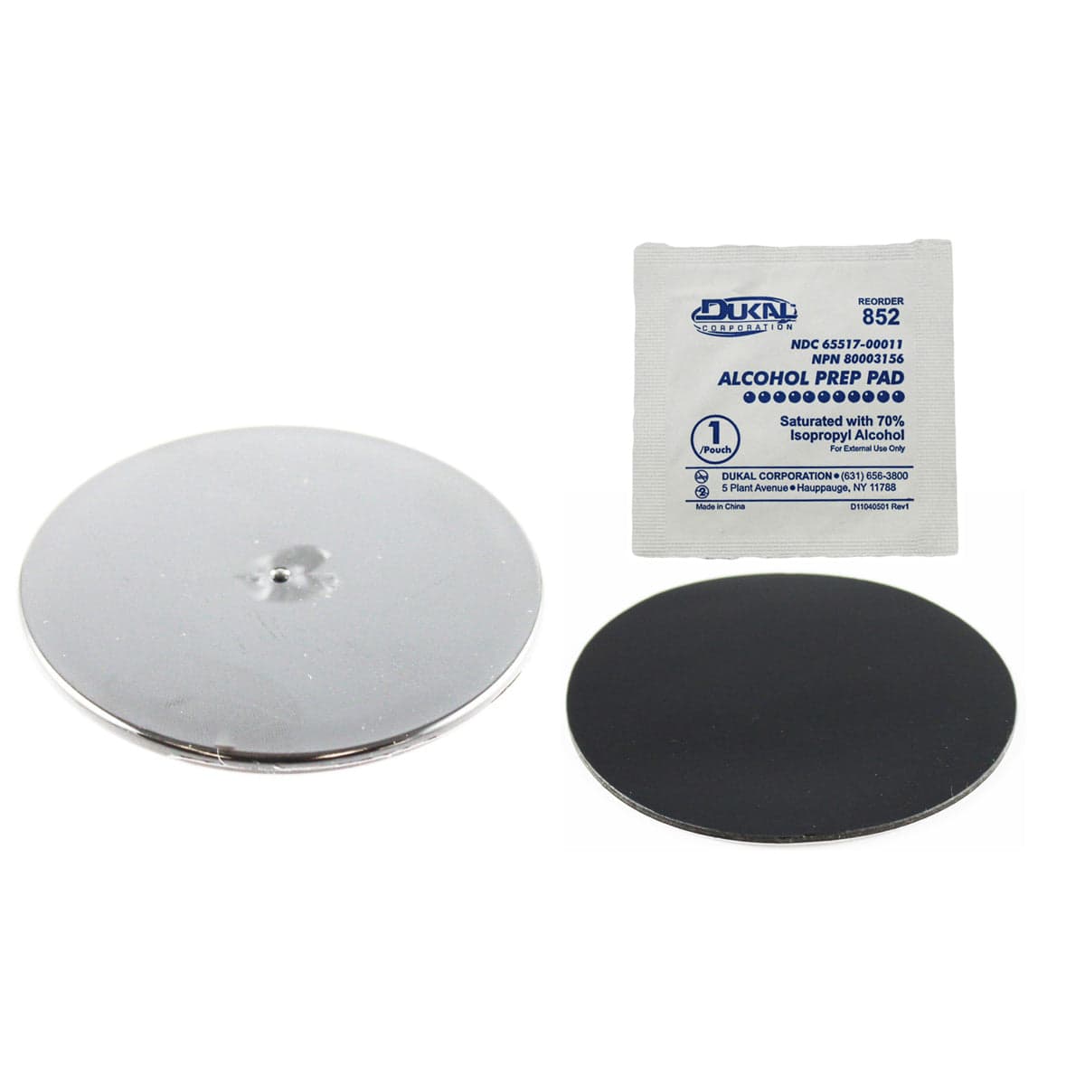 RAM® Clear 3" (76.2 mm) Adhesive Plate for Suction Cups