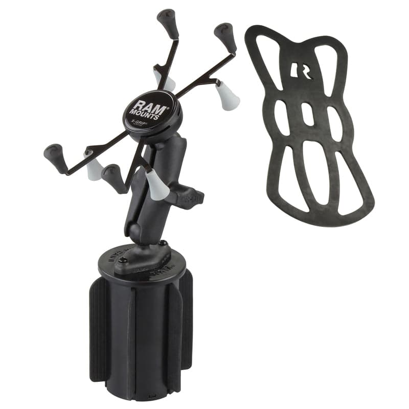 RAM® X-Grip® with RAM-A-CAN™ II Cup Holder Mount for 7" (17.8 cm)-8" (20.3 cm) Tablets