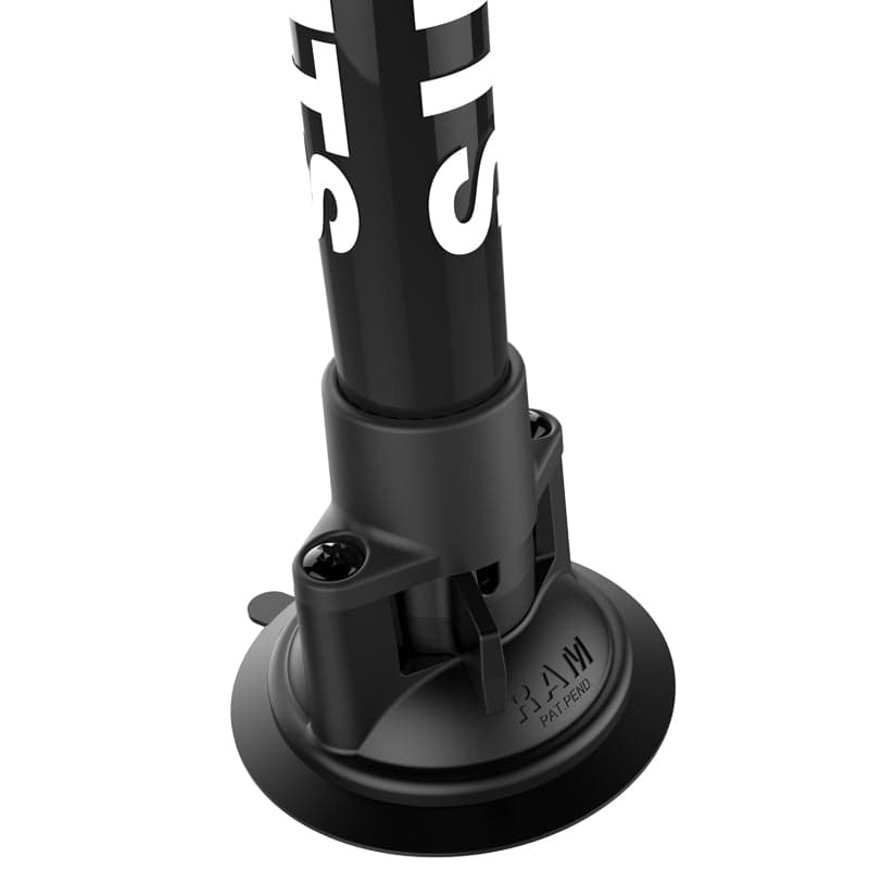 RAM® Twist-Lock™ Suction Mount with 18" (45.7 cm) Pole & Action Camera Adapter