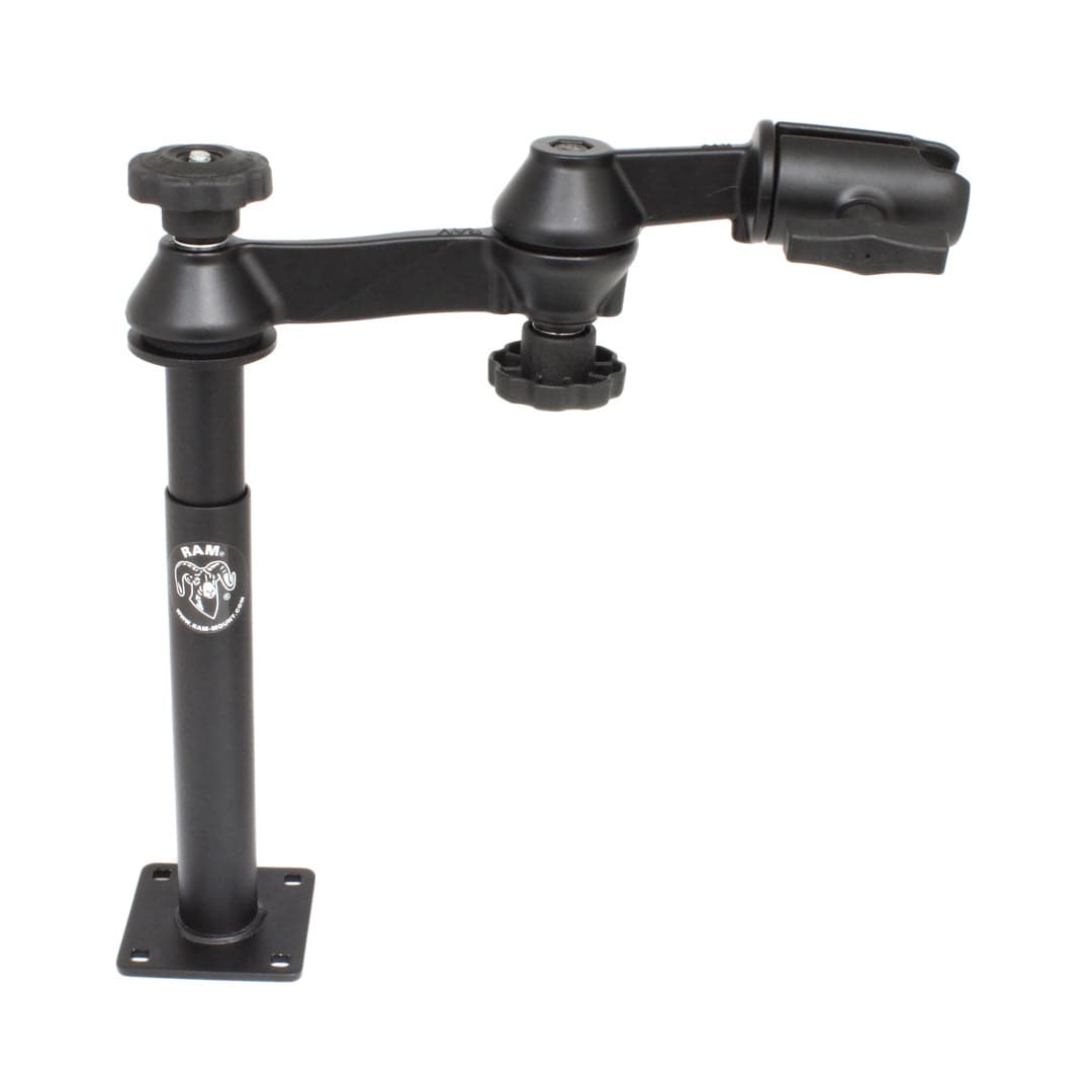 RAM® Tele-Pole™ with 8" (20.3 cm) & 9" (22.9 cm) Poles & Double Swing Arms
