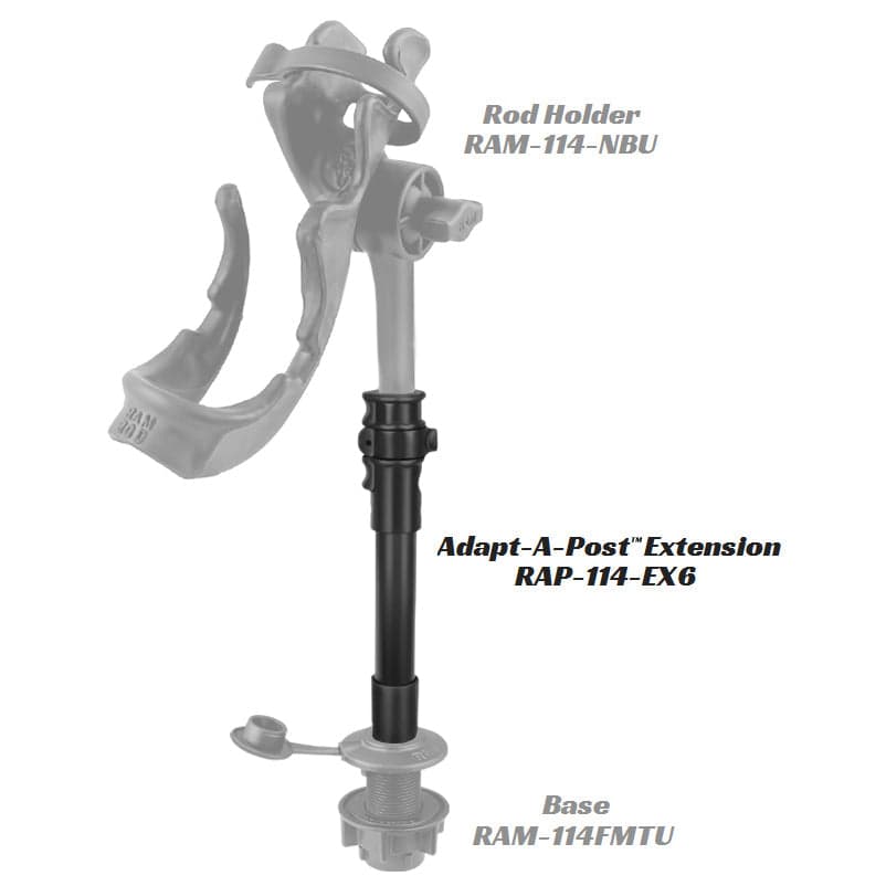 RAM® Adapt-A-Post™ 9" (22.9 cm) Extension Pole