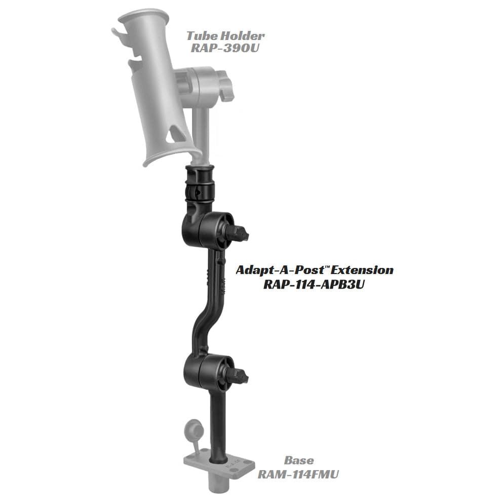 RAM® Adapt-A-Post™ with Adjustable 16" (40.6 cm) Extension Arm