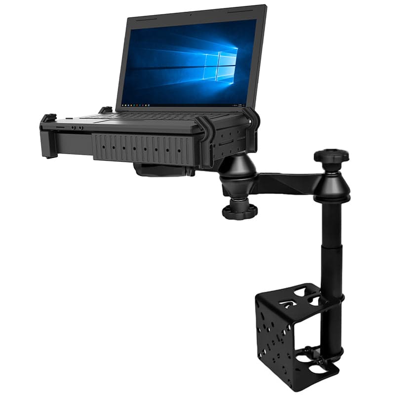 RAM® Vertical 5" (12.7 cm) Offset Drill-Down Laptop Mount