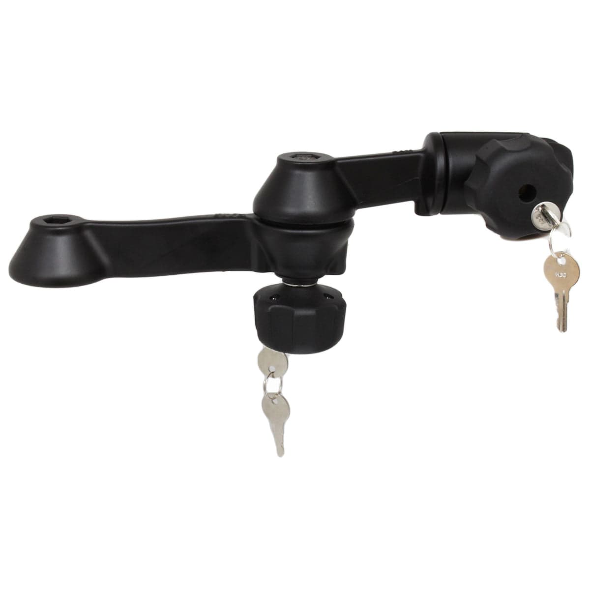 RAM® 12" (30.5 cm) Locking Double Swing Arm with Swivel Socket