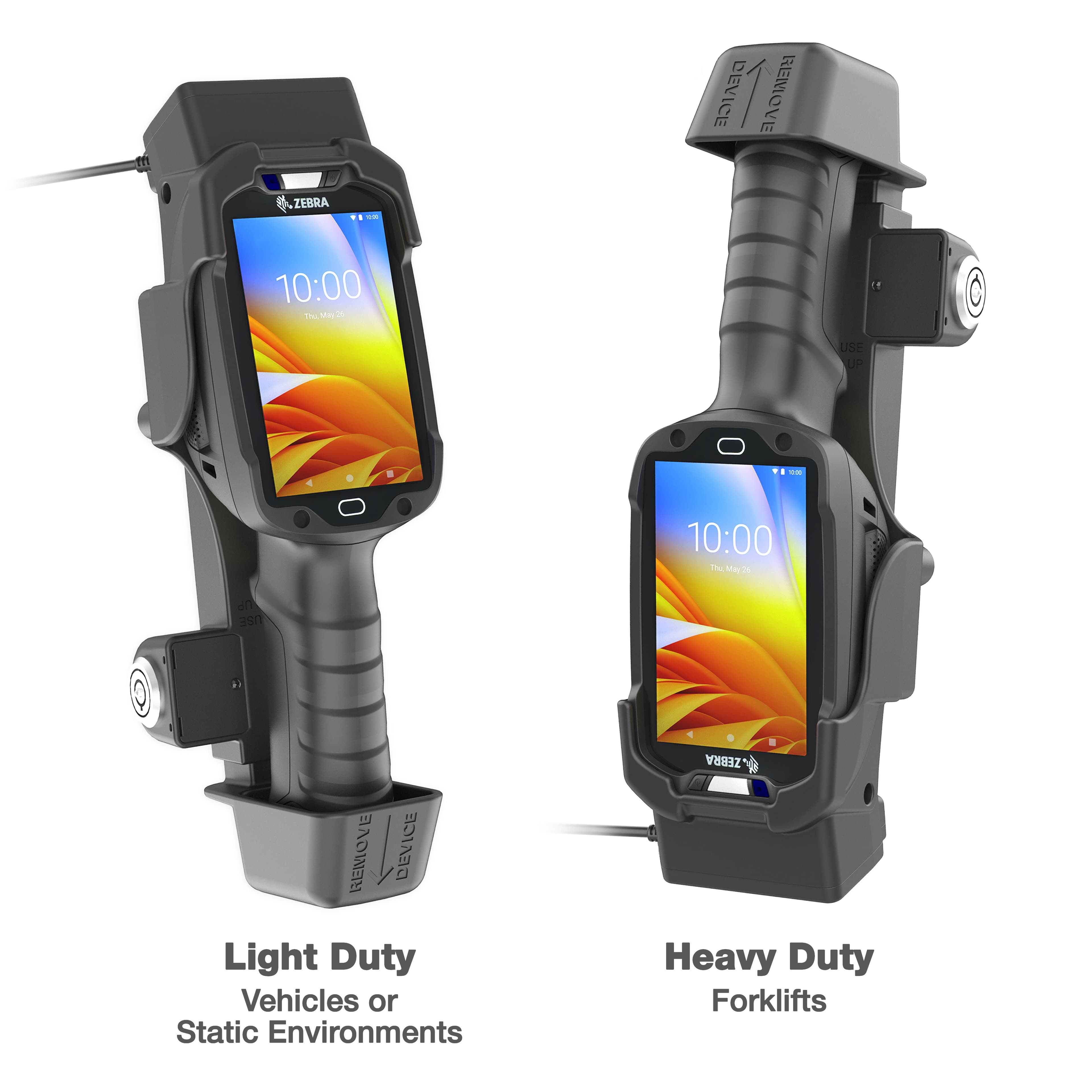 RAM® Locking Powered Dock for Zebra TC8300 - Heated Pins