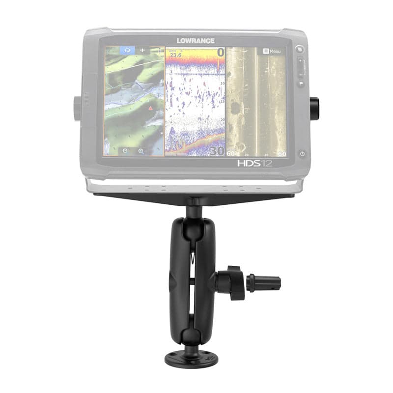 RAM® Pin-Lock™ Marine Electronic Mount with Gimbal Knob - D Size Medium