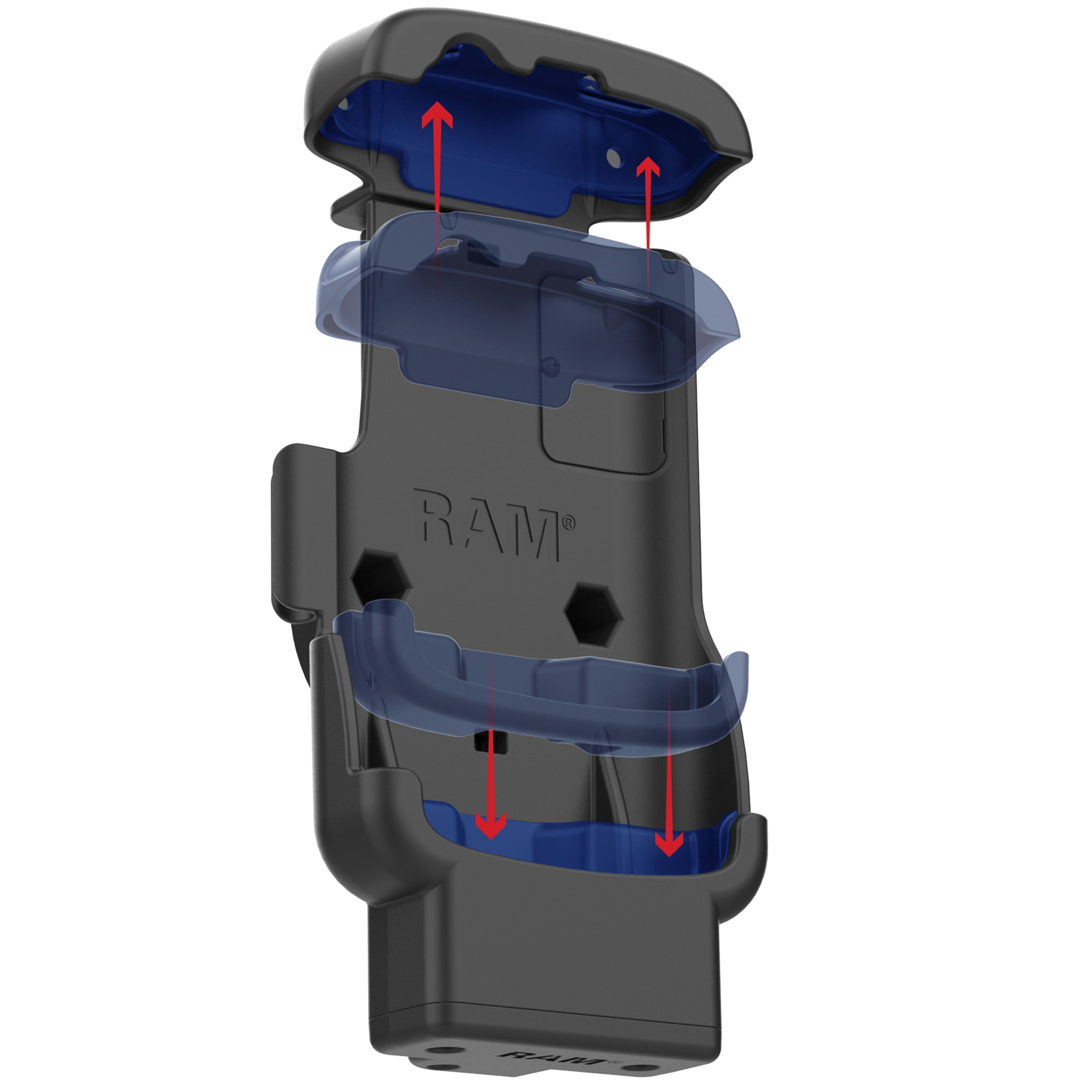 RAM® Locking Powered Dock for Zebra TC201 & TC22/TC27 without Boot