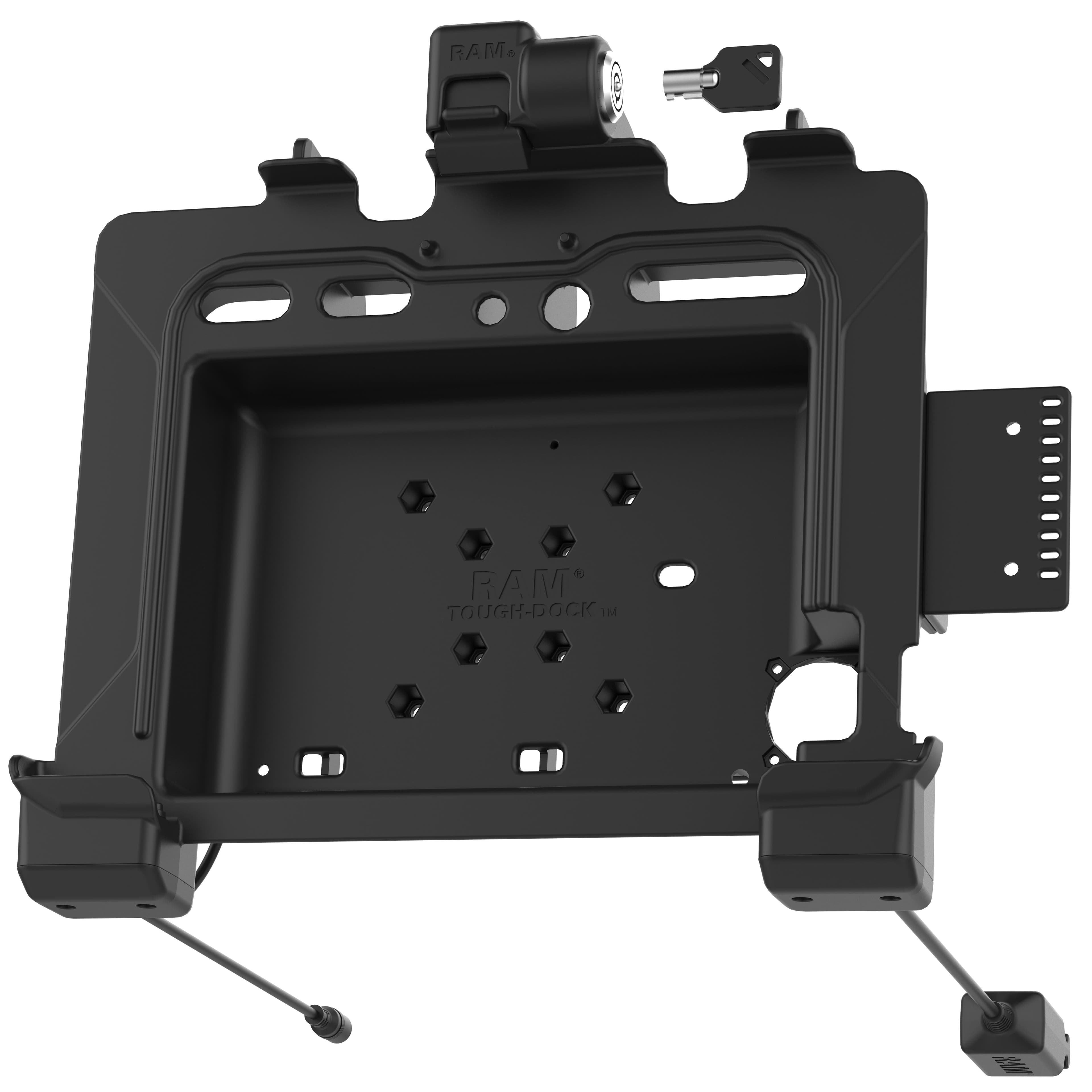 RAM® Power + Dual USB Locking Dock for Zebra ET8x 2-in-1 Tablet
