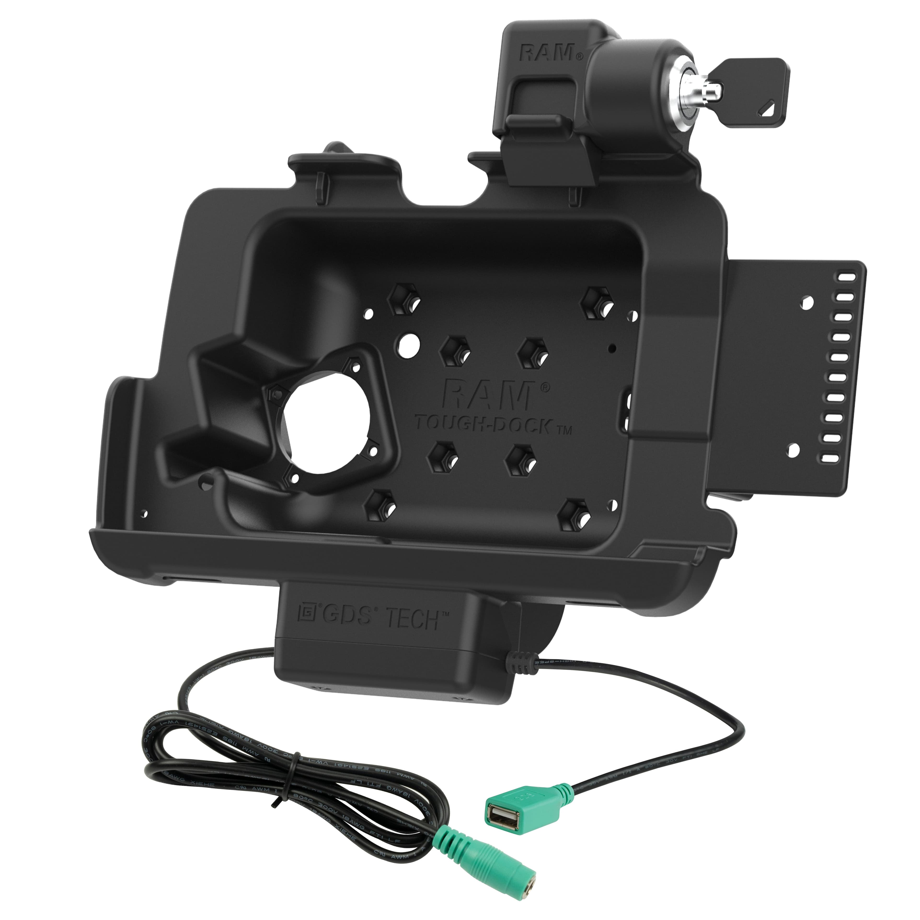 Locking RAM® Tough-Dock™ Power + Data for Zebra ET4x 8" (20.3 cm)