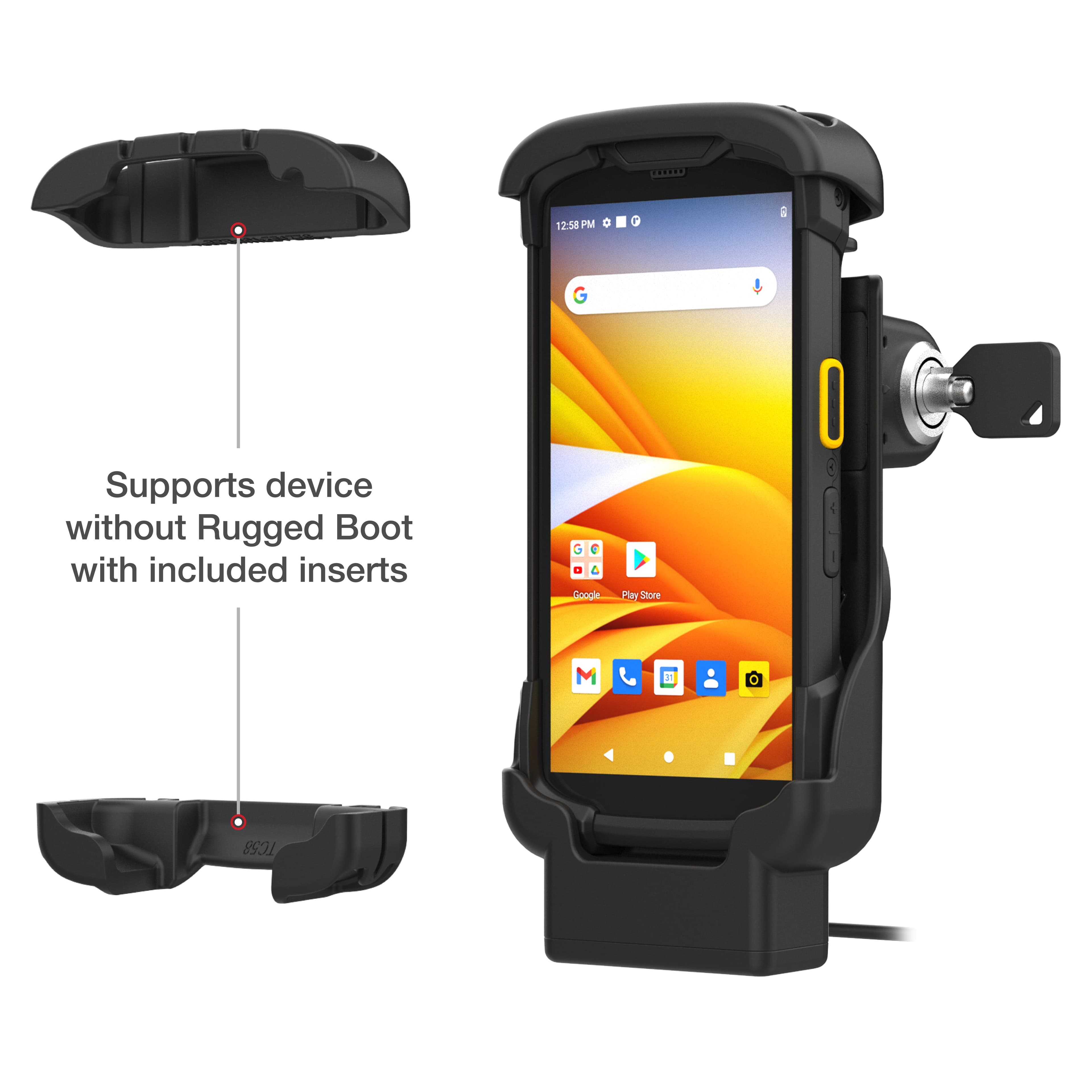 RAM® Key-Locking Form-Fit Powered Dock for Zebra TC73 & TC78