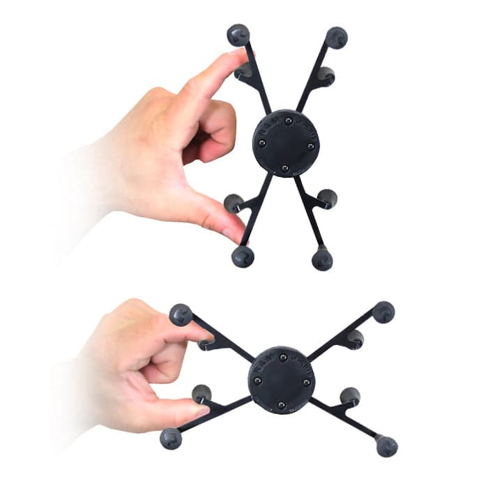 RAM® X-Grip® Universal Holder for 7" (17.8 cm)-8" (20.3 cm) Tablets with Ball - B Size