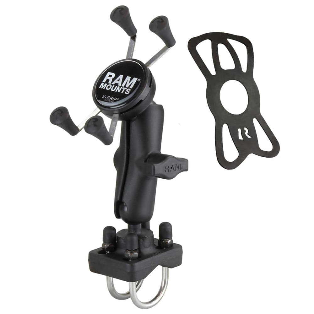RAM® X-Grip® Phone Mount with Double U-Bolt Base